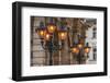 Hungary, Budapest. Streetlights.-Tom Haseltine-Framed Photographic Print