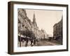 Hungary, Budapest, Streetscape and Danube River-null-Framed Giclee Print