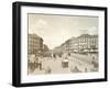 Hungary, Budapest, Streetscape and Danube River-null-Framed Giclee Print