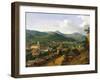 Hungary, Budapest, the Countryside Near Budapest from the Fortress of Cristina Village-null-Framed Giclee Print