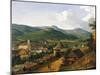 Hungary, Budapest, the Countryside Near Budapest from the Fortress of Cristina Village-null-Mounted Giclee Print