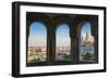 Hungary, Budapest. View from inside Fisherman's Bastion.-Tom Haseltine-Framed Photographic Print