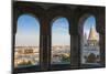 Hungary, Budapest. View from inside Fisherman's Bastion.-Tom Haseltine-Mounted Photographic Print