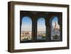 Hungary, Budapest. View from inside Fisherman's Bastion.-Tom Haseltine-Framed Photographic Print