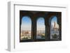 Hungary, Budapest. View from inside Fisherman's Bastion.-Tom Haseltine-Framed Photographic Print