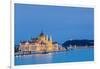 Hungary, Central Hungary, Budapest. Chain Bridge and the Hungarian Parliament Building on the Danub-Nick Ledger-Framed Photographic Print