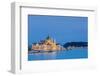 Hungary, Central Hungary, Budapest. Chain Bridge and the Hungarian Parliament Building on the Danub-Nick Ledger-Framed Photographic Print