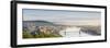 Hungary, Central Hungary, Budapest. Sunrise over Budapest and the Danube from Gellert Hill.-Nick Ledger-Framed Photographic Print