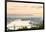 Hungary, Central Hungary, Budapest. Sunrise over Budapest and the Danube from Gellert Hill.-Nick Ledger-Framed Photographic Print