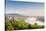 Hungary, Central Hungary, Budapest. Sunrise over Budapest and the Danube from Gellert Hill.-Nick Ledger-Stretched Canvas