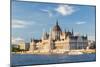 Hungary, Central Hungary, Budapest. The Hungarian Parliament Building on the Danube River.-Nick Ledger-Mounted Photographic Print