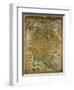 Hungary Map, Warsaw, 1903-null-Framed Giclee Print