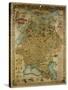 Hungary Map, Warsaw, 1903-null-Stretched Canvas