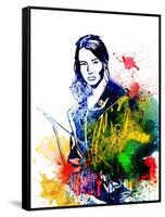 Hunger Games Watercolor-Jack Hunter-Framed Stretched Canvas