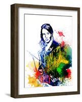 Hunger Games Watercolor-Jack Hunter-Framed Art Print