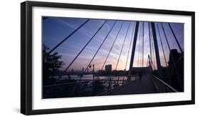 Hungerford Bridge at Dawn, London-Richard Bryant-Framed Photographic Print