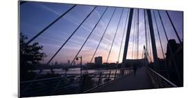 Hungerford Bridge at Dawn, London-Richard Bryant-Mounted Photographic Print