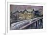 Hungerford Bridge, from the South Bank, 1995-Sophia Elliot-Framed Giclee Print