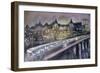 Hungerford Bridge, from the South Bank, 1995-Sophia Elliot-Framed Giclee Print