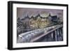 Hungerford Bridge, from the South Bank, 1995-Sophia Elliot-Framed Giclee Print