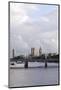 Hungerford Foot Bridge across the Thames, London, England, Uk-Axel Schmies-Mounted Photographic Print