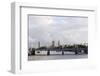 Hungerford Foot Bridge across the Thames, London, England, Uk-Axel Schmies-Framed Photographic Print