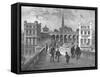 Hungerford Market from the Bridge, 1850-null-Framed Stretched Canvas