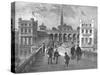 Hungerford Market from the Bridge, 1850-null-Stretched Canvas