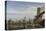 Hungerford Pier and Footbridge, C1850-null-Stretched Canvas