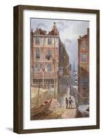 Hungerford Stairs, Westminster, London, C1815-George Shepherd-Framed Giclee Print