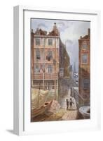 Hungerford Stairs, Westminster, London, C1815-George Shepherd-Framed Giclee Print