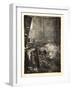 Hungry Dogs, Second Stone, 1916-George Wesley Bellows-Framed Giclee Print