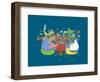 Hungry Hungry Humans-Steven Wilson-Framed Giclee Print