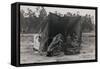 Hungry Mother and Children-Dorothea Lange-Framed Stretched Canvas