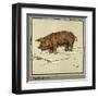 Hungry Peter as a Piglet Looking for Food-Cecil Aldin-Framed Art Print