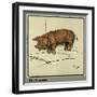 Hungry Peter as a Piglet Looking for Food-Cecil Aldin-Framed Art Print