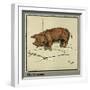 Hungry Peter as a Piglet Looking for Food-Cecil Aldin-Framed Art Print