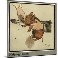 Hungry Peter the Pig, as a Young Piglet-Cecil Aldin-Mounted Art Print