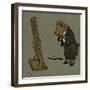 Hungry Peter the Pig Dresses for His Party-Cecil Aldin-Framed Art Print