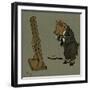 Hungry Peter the Pig Dresses for His Party-Cecil Aldin-Framed Art Print