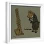 Hungry Peter the Pig Dresses for His Party-Cecil Aldin-Framed Art Print