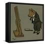 Hungry Peter the Pig Dresses for His Party-Cecil Aldin-Framed Stretched Canvas