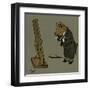 Hungry Peter the Pig Dresses for His Party-Cecil Aldin-Framed Art Print