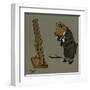 Hungry Peter the Pig Dresses for His Party-Cecil Aldin-Framed Art Print