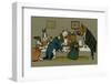 Hungry Peter the Pig's Dinner Party-Cecil Aldin-Framed Photographic Print