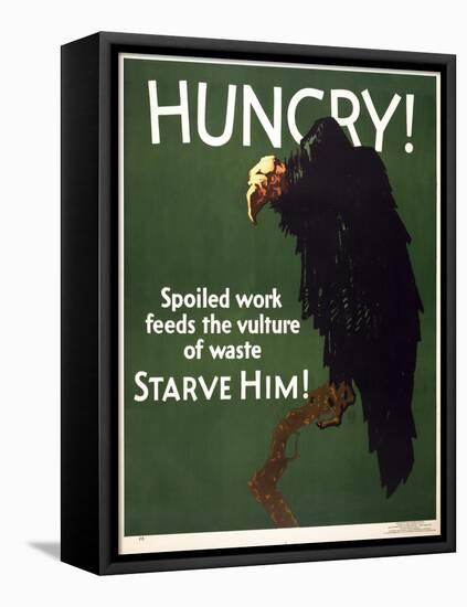 Hungry! Starve Him!-null-Framed Stretched Canvas