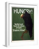 Hungry! Starve Him!-null-Framed Giclee Print