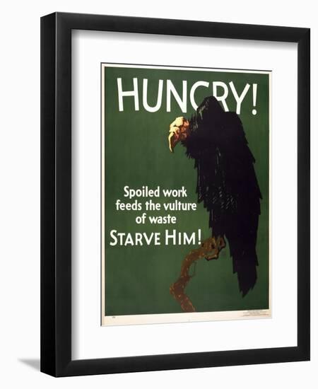 Hungry! Starve Him!-null-Framed Premium Giclee Print