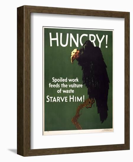 Hungry! Starve Him!-null-Framed Giclee Print