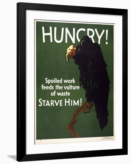 Hungry! Starve Him!-null-Framed Giclee Print